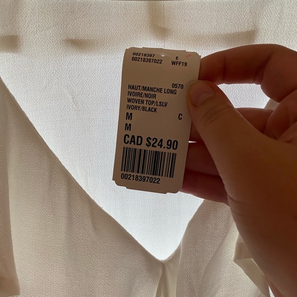 FORVER 21 long sleeve blouse new with tags - Picture 5 of 6